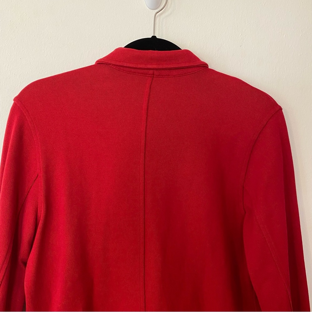 Lauren Ralph Lauren Notch Lapel Collar Long Sleeve Button Front Cardigan - Picture 8 of 12
